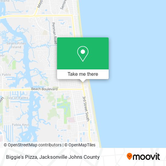 Biggie's Pizza map