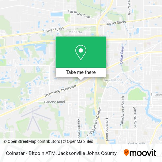 Coinstar - Bitcoin ATM map