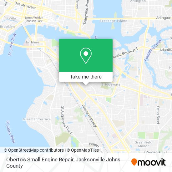 Oberto's Small Engine Repair map