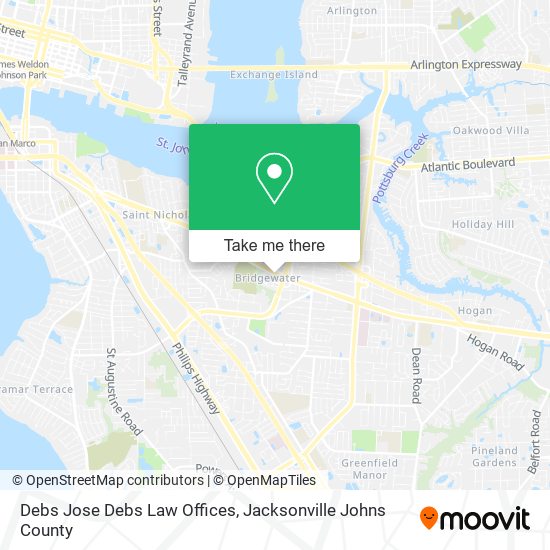 Mapa de Debs Jose Debs Law Offices