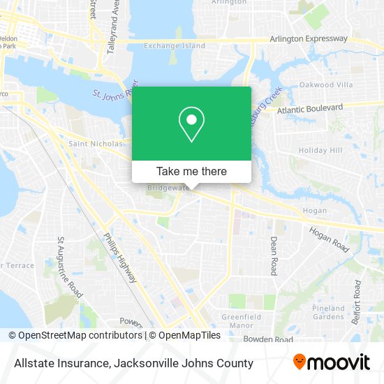 Mapa de Allstate Insurance