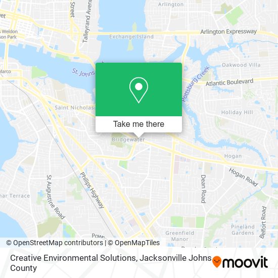 Mapa de Creative Environmental Solutions