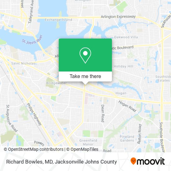 Mapa de Richard Bowles, MD