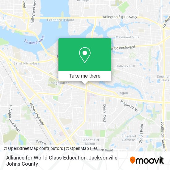 Mapa de Alliance for World Class Education