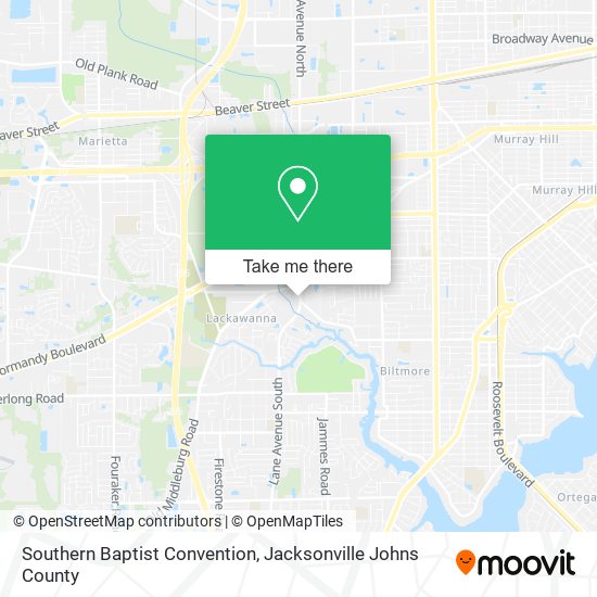 Southern Baptist Convention map