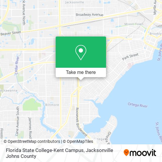 Florida State College-Kent Campus map