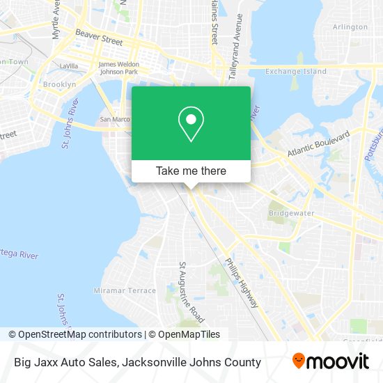 Big Jaxx Auto Sales map