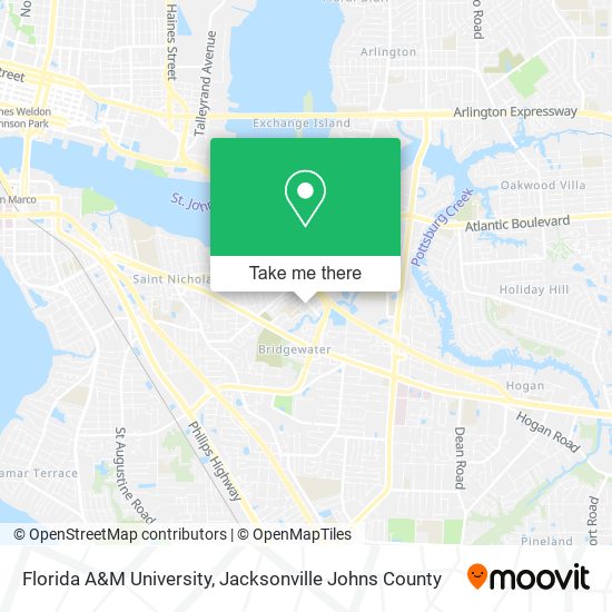 Mapa de Florida A&M University