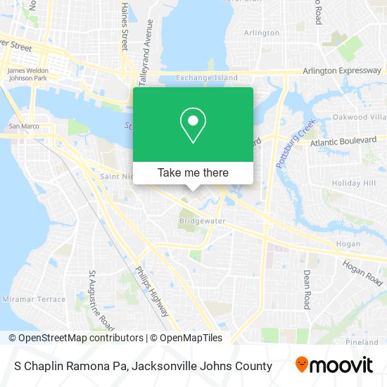 S Chaplin Ramona Pa map