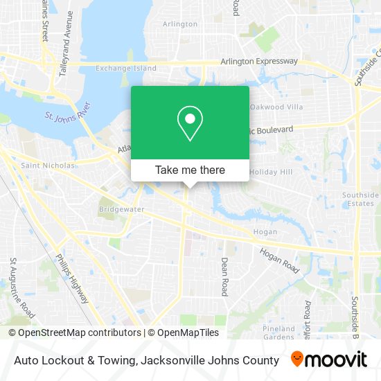 Mapa de Auto Lockout & Towing