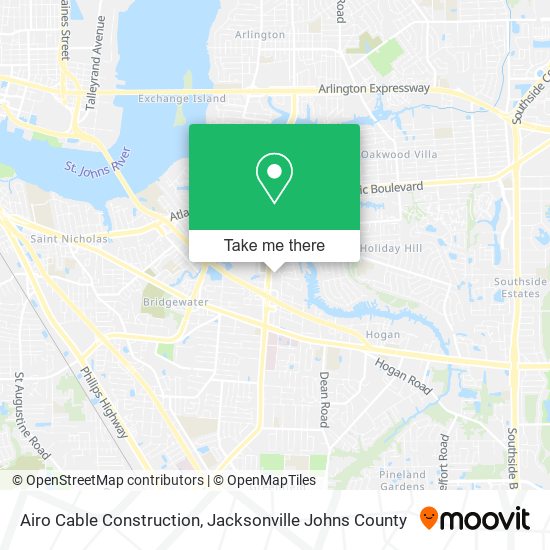 Airo Cable Construction map