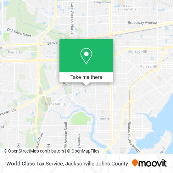World Class Tax Service map