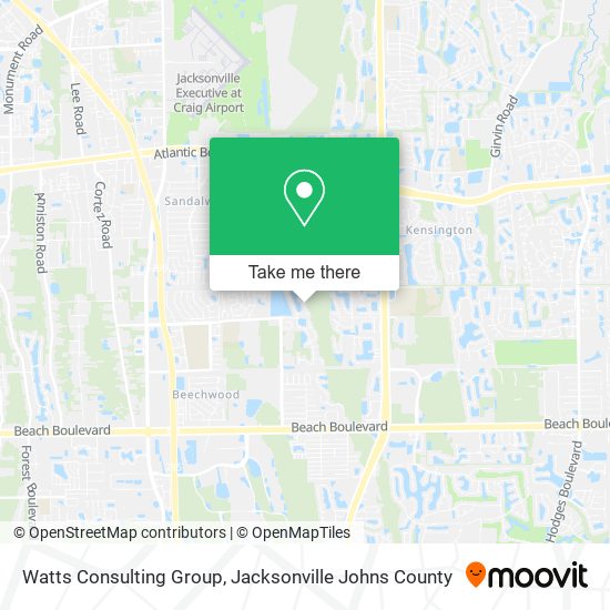 Mapa de Watts Consulting Group
