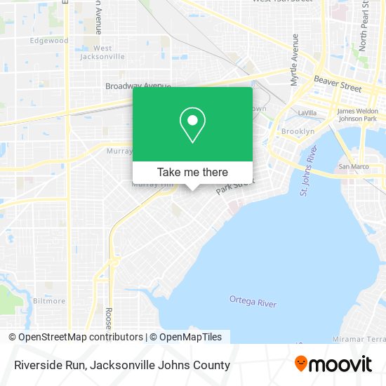 Riverside Run map
