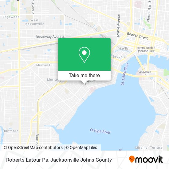 Roberts Latour Pa map