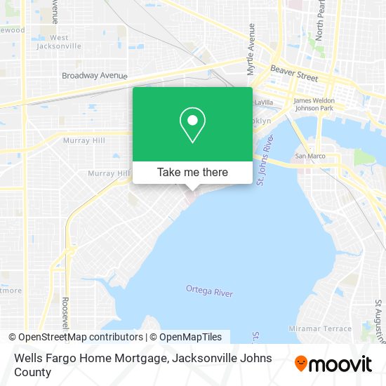 Wells Fargo Home Mortgage map