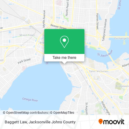 Mapa de Baggett Law
