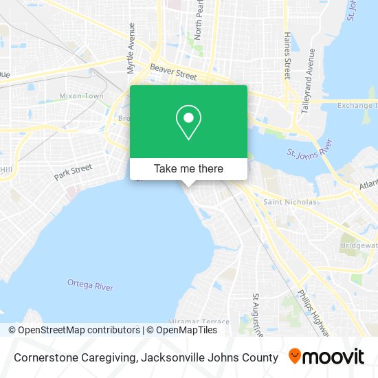 Mapa de Cornerstone Caregiving