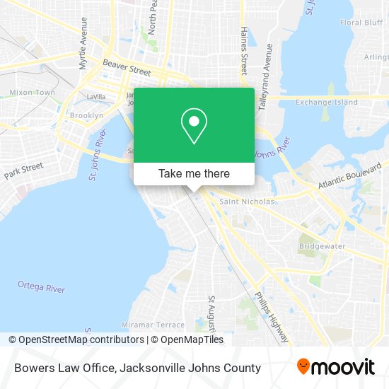 Bowers Law Office map