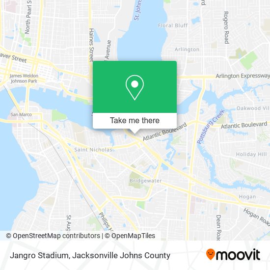 Mapa de Jangro Stadium
