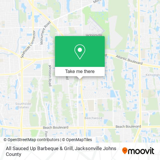 All Sauced Up Barbeque & Grill map