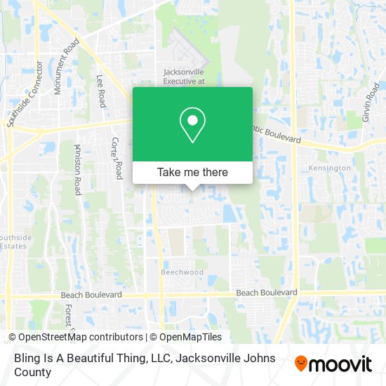 Bling Is A Beautiful Thing, LLC map