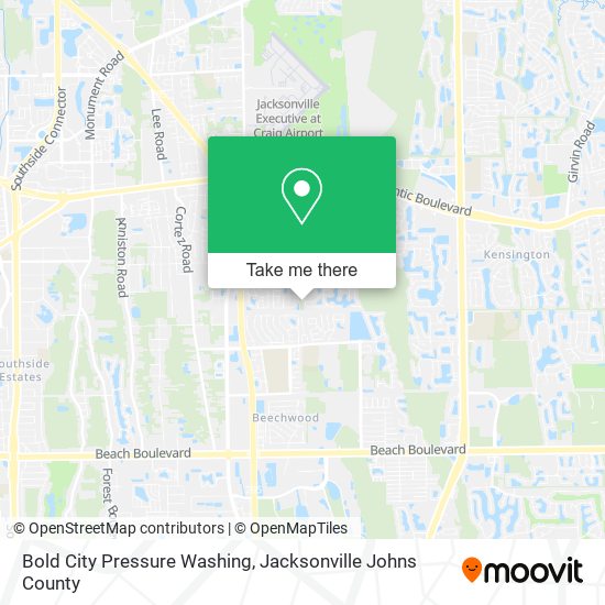 Bold City Pressure Washing map