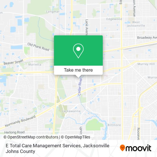E Total Care Management Services map