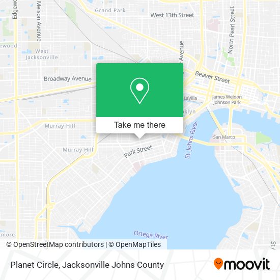 Planet Circle map
