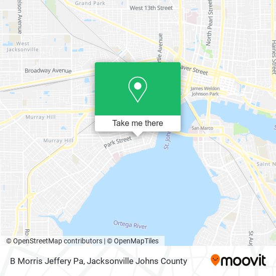 B Morris Jeffery Pa map