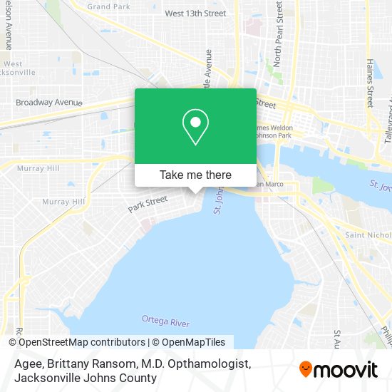 Agee, Brittany Ransom, M.D. Opthamologist map