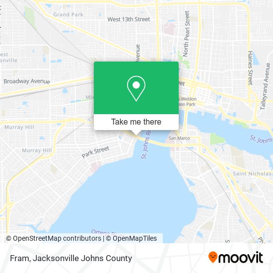 Fram map