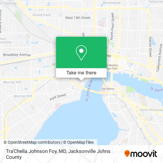 Tra'Chella Johnson Foy, MD map