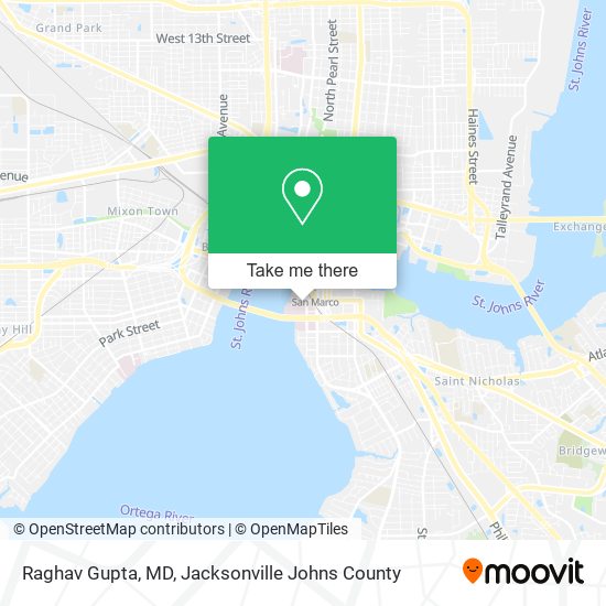 Raghav Gupta, MD map