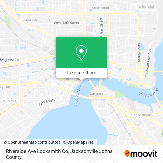 Riverside Ave Locksmith Co map