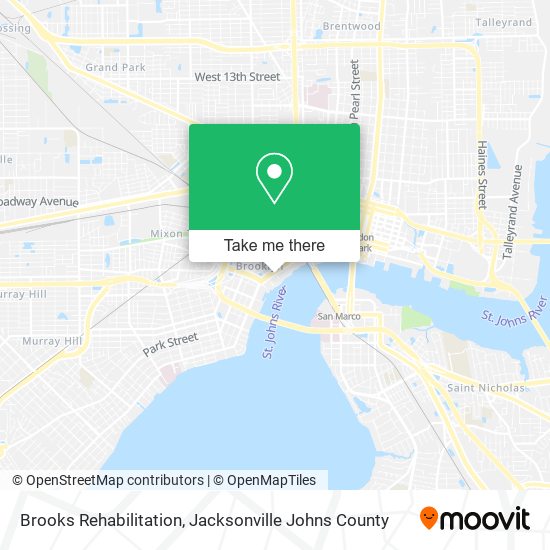 Mapa de Brooks Rehabilitation