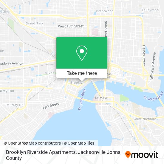 Brooklyn Riverside Apartments map