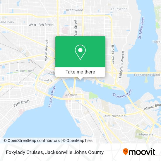 Foxylady Cruises map