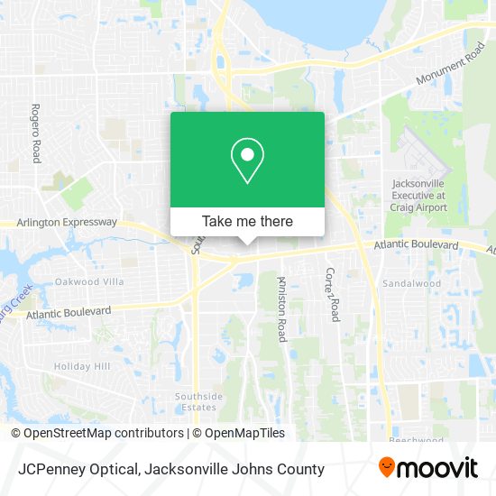 JCPenney Optical map