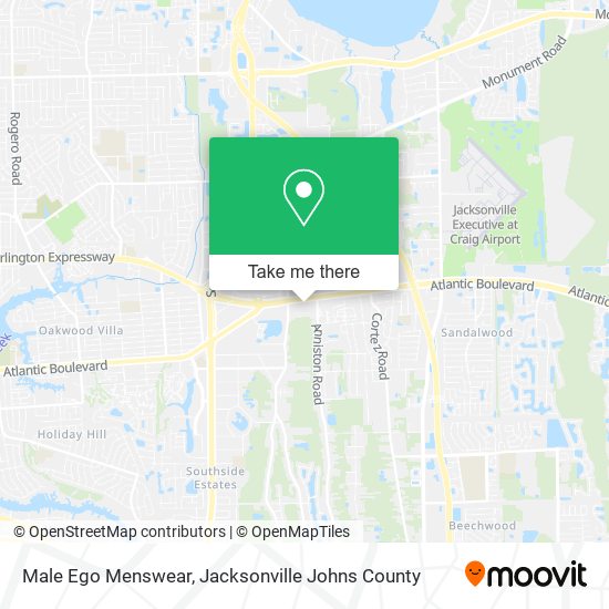 Male Ego Menswear map