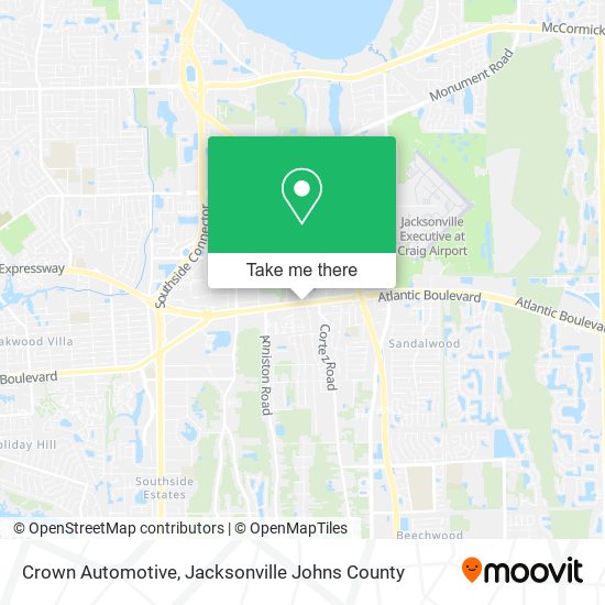 Mapa de Crown Automotive