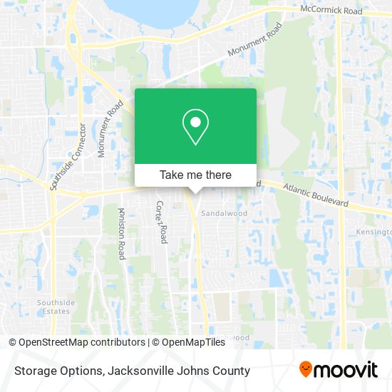 Mapa de Storage Options
