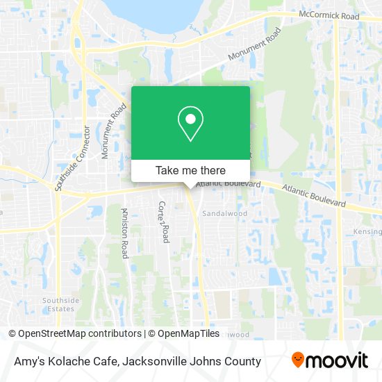 Amy's Kolache Cafe map