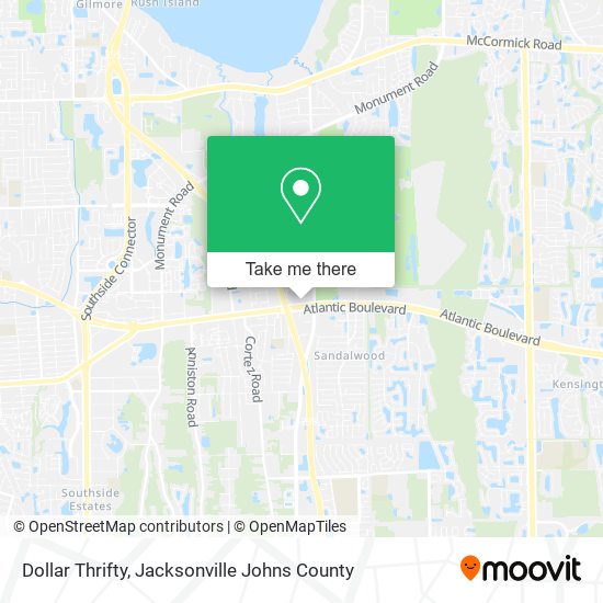 Mapa de Dollar Thrifty