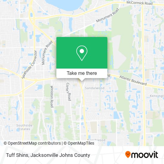Tuff Shins map