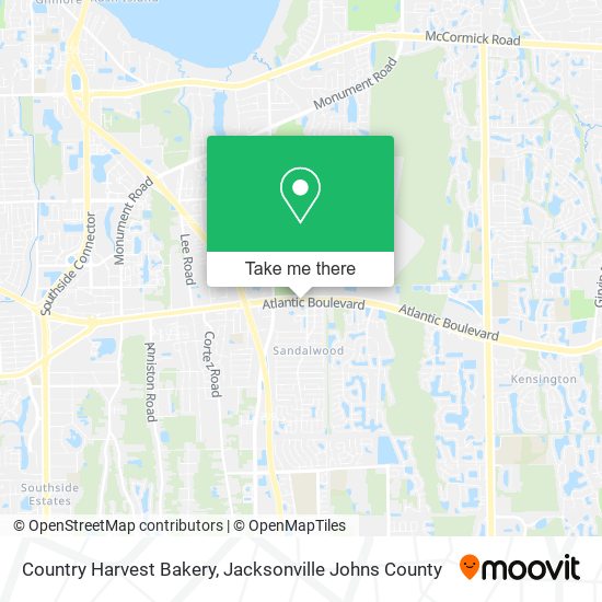 Country Harvest Bakery map