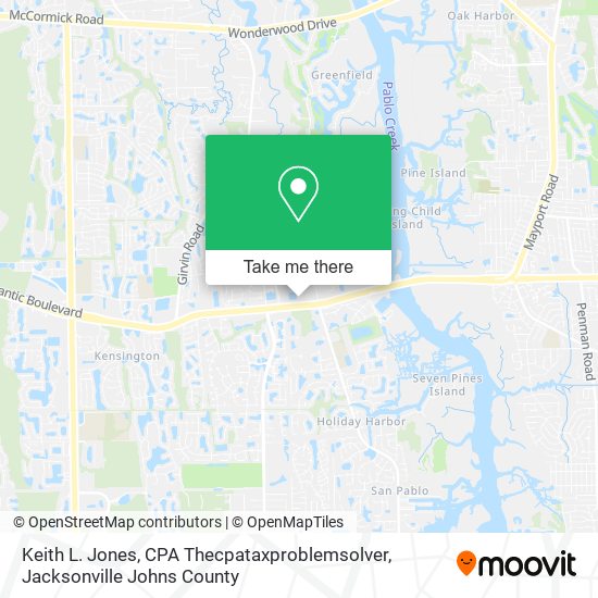 Keith L. Jones, CPA Thecpataxproblemsolver map