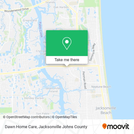 Dawn Home Care map