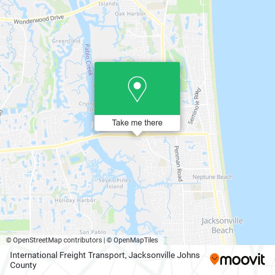 International Freight Transport map