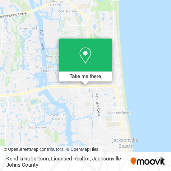 Kendra Robertson, Licensed Realtor map